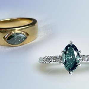 ダイヤモンドが輝かない？そんなこともあるのですね。宝石はその魅力を一番引き立てる組み合わせがあります